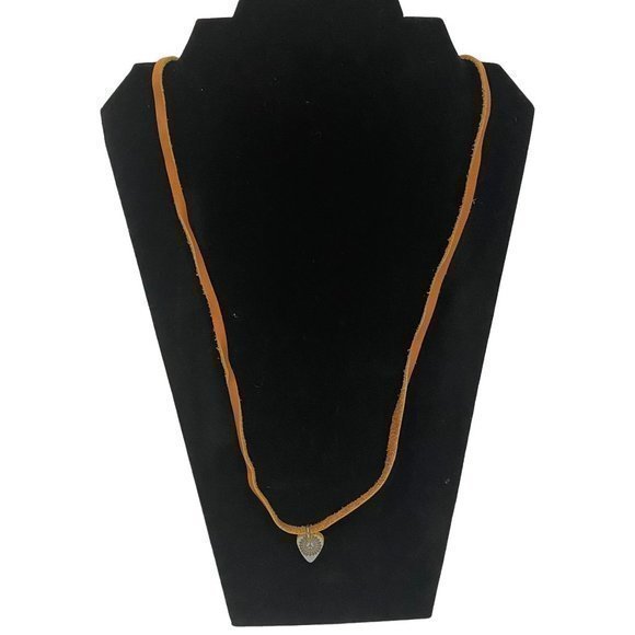 Picks for Peace Leather Cord Guitar Pick Peace Necklace‎ - Picture 1 of 6
